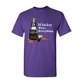 thumbnail image 1 of Whiskey Fixes Everything Adult DT T-Shirts Tee, 1 of 2