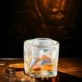 thumbnail image 1 of Whiskey Glass, Beer Glass, Twisted Glass Cup 170ml Thickened Personality Novelty Drinking Glass, Glass Material 8x8x7.5cm 220g, 1 of 7