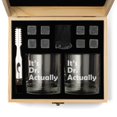 thumbnail image 1 of Whiskey Glass Gift Box Set with Whiskey Stones and 2 Rocks Glasses It's Dr Actually PHD Graduation Student Funny, 1 of 1
