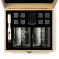thumbnail image 1 of Whiskey Glass Gift Box Set with Whiskey Stones and 2 Rocks Glasses NP Nurse Practitioner Good Day Bad Day Don't Even Ask Fill Lines Funny, 1 of 1