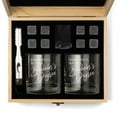 thumbnail image 1 of Whiskey Glass Gift Box Set with Whiskey Stones and 2 Rocks Glasses Pairs Well with A Bachelor's Degree Funny Graduation Graduate Grad, 1 of 1
