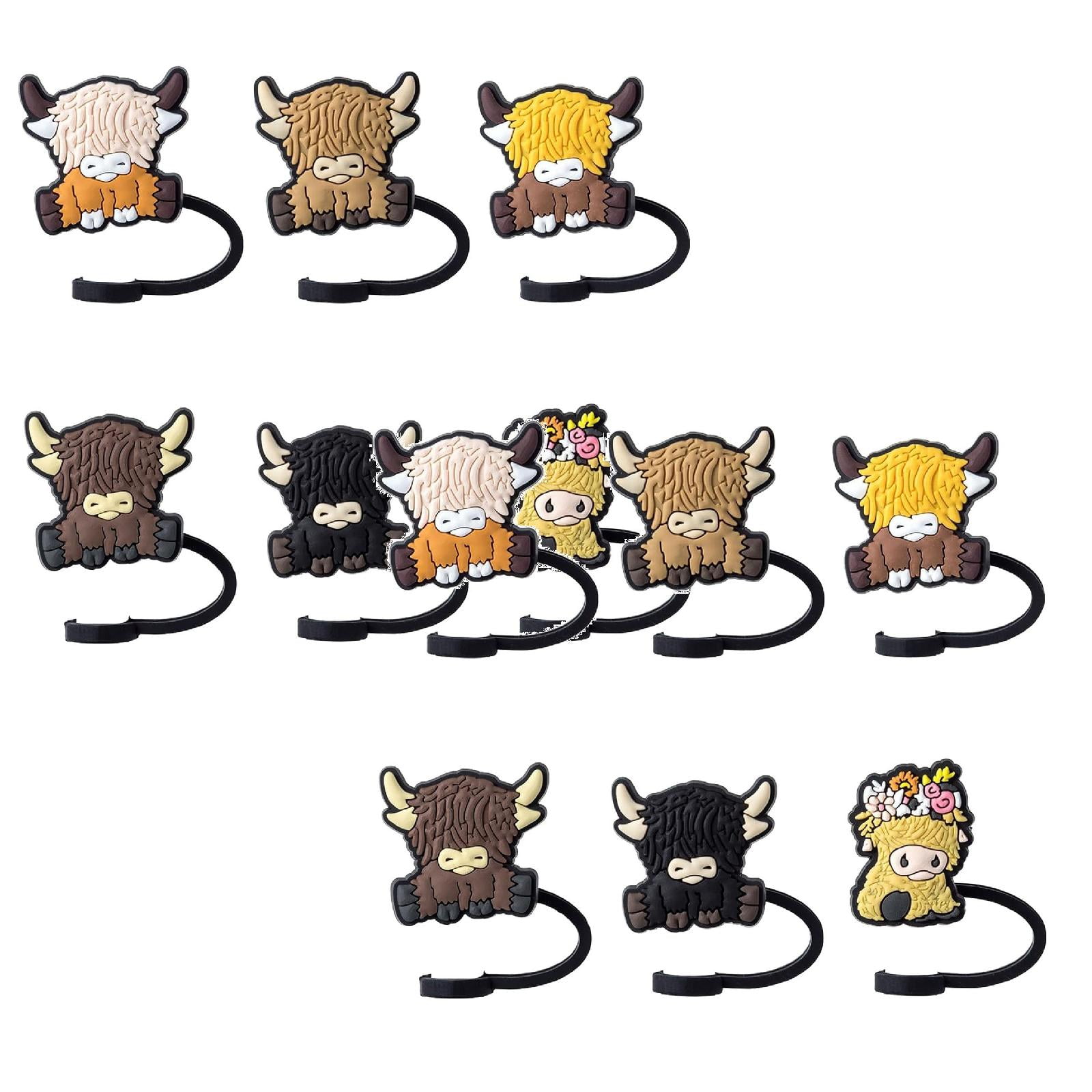 2pc Glass Travel Shampoo Bottle Gallon Insulated Water Bottle 6PC Creative 40 OZ Cute Cow Cap