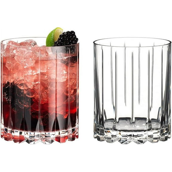 Whiskey Glasses, Acrylic Drinking Glasses Set, Elegant Lowball Plastic Cups, Rocks Glasses, Glasses Drinking Set, Vintage Romantic Decor - 11oz, Set of 4