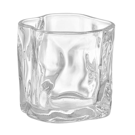 Whiskey Glasses- Old Fashioned Whiskey Glasses for Scotch Lovers/Style Glassware for Bourbon/Rum glasses/Bar whiskey glasses(Clear)