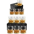 thumbnail image 1 of Whiskey Glasses Set of 8, Rocks Glasses, 10 oz Old Fashioned Tumblers for Drinking Scotch Bourbon Whisky Cocktail Cognac Vodka Gin Tequila Rum Liquor Rye Gift for Men Women at Home Bar, 1 of 1
