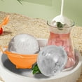 thumbnail image 1 of Whiskey Ice Ball Maker Mold, Large Round Ice Cube Tray for Bourbon Scotch Cocktails and Drinks, Easy Release Spherical Ice Mold for Home Bar, Kitchen and Party Accessories, 1 of 3
