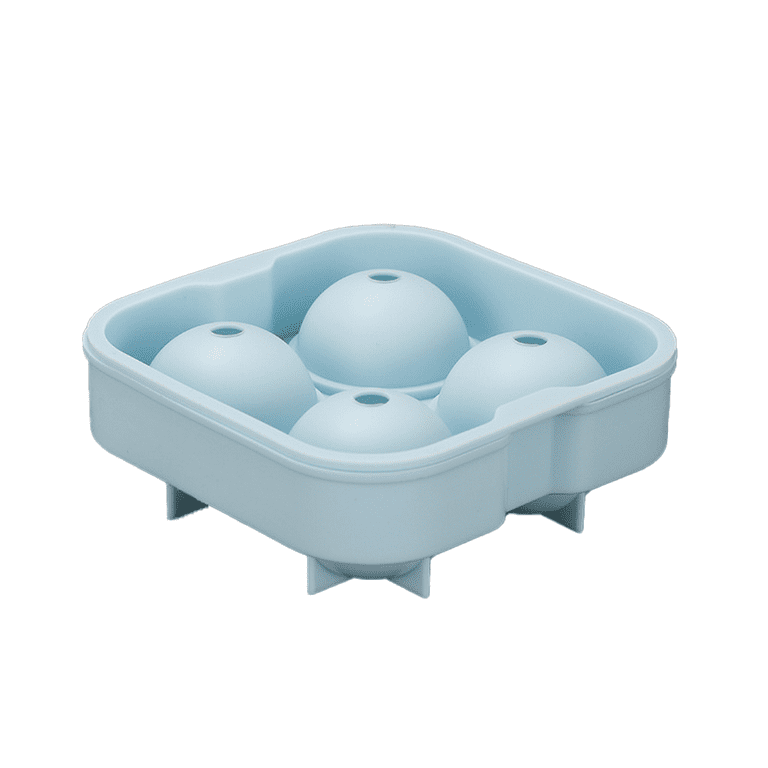 glacio Large Silicone Ice Cube Mold Combo - Durable Flexible Ice Maker for  Whiskey, Cocktails - Perfect for Craft Ice, Whiskey Ice Balls, and Cocktail