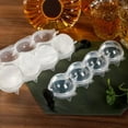 thumbnail image 1 of Whiskey Ice Ball Maker, Silicone Round Ice Cube Mold 2'' Round Large Iced Cube Trays with Cover Reusable Sphere Silicone Ices Tray with Lids Easy Release Ice Cube Tray Circle Balls, 1 of 10