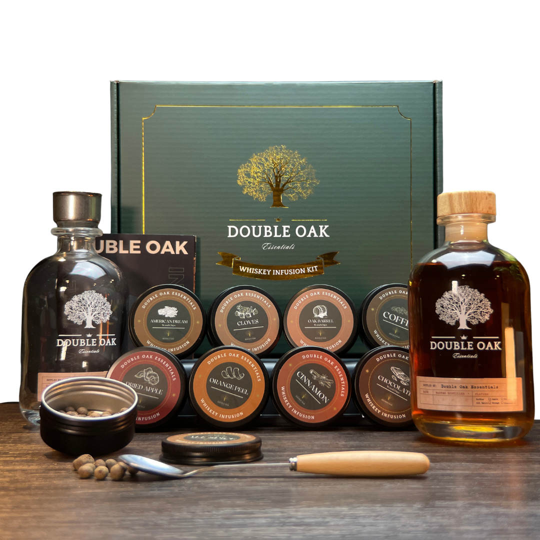 Whiskey Infusion Kit by Double Oak 6 Different Flavors to Infuse in