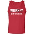 thumbnail image 1 of Whiskey Is My Valentine Adult Tank Top, 1 of 2