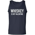 thumbnail image 1 of Whiskey Is My Valentine Adult Tank Top, 1 of 2