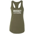 thumbnail image 1 of Whiskey Is My Valentine Racerback Tank, 1 of 3
