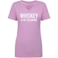 thumbnail image 1 of Whiskey Is My Valentine Womens V-Neck Tee, 1 of 3