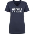 thumbnail image 1 of Whiskey Is My Valentine Womens V-Neck Tee, 1 of 2