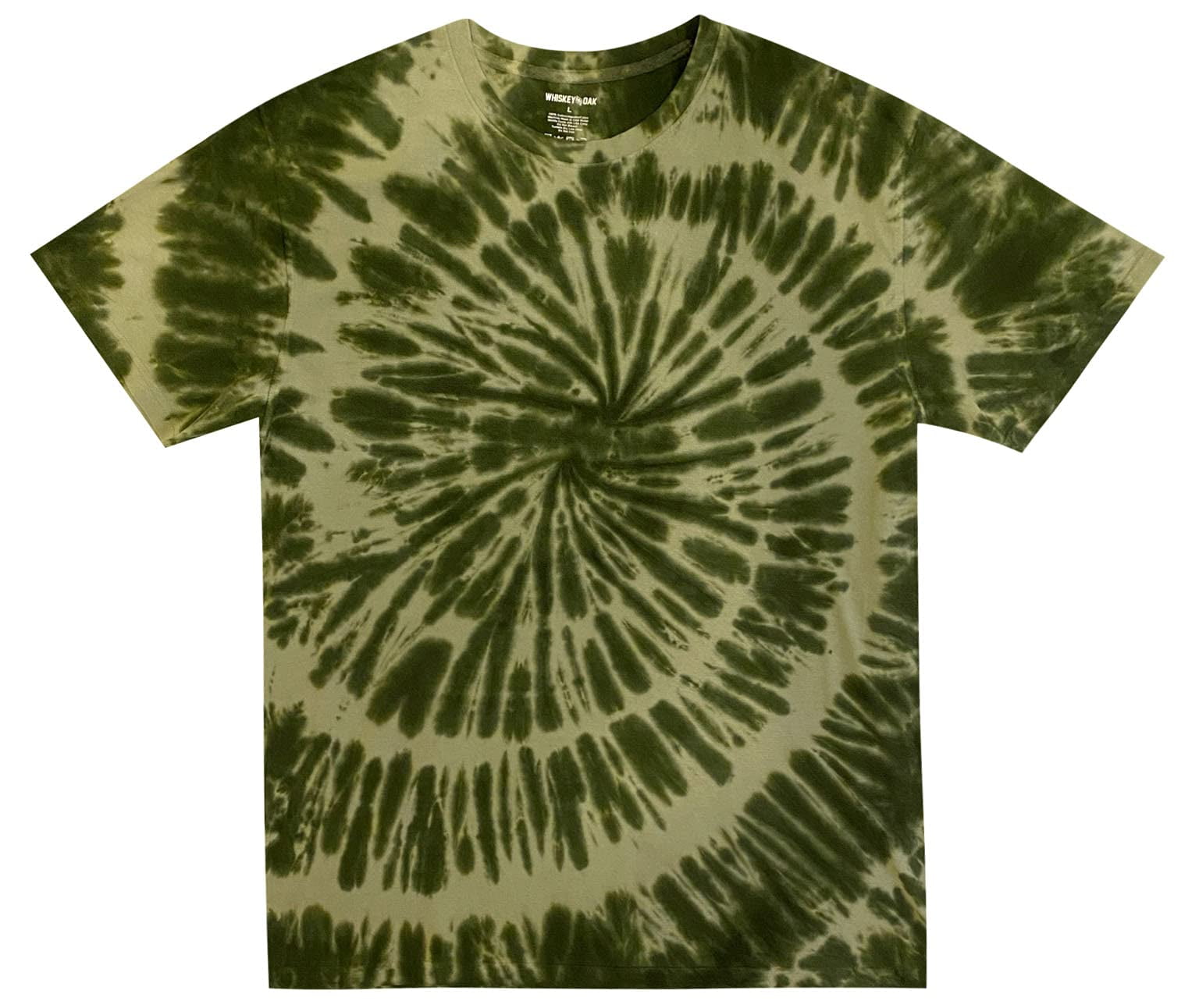 Men's Casual Green Tie & Dye T-Shirt main image 0