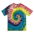 thumbnail image 1 of Whiskey & Oak Men’s Tie Dye T-Shirt – Crew Neck Tee Shirt (Tie Dye Neon Multi, XX-Large), 1 of 3