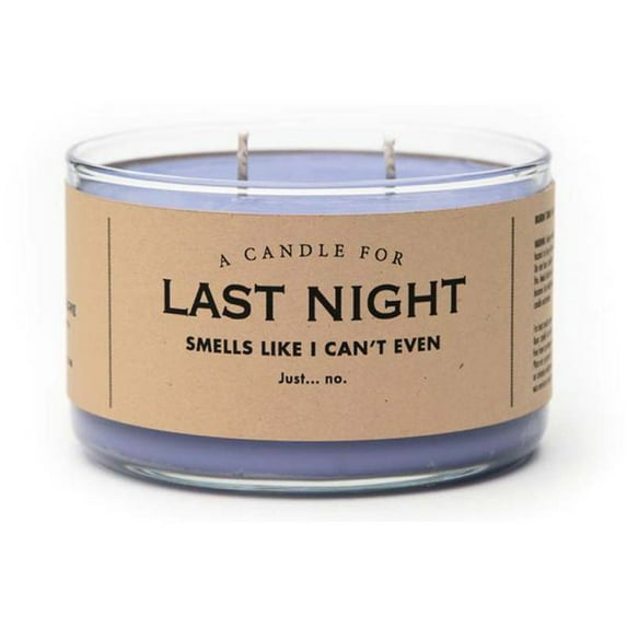 Whiskey River Soap - Last Night Candle