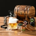 thumbnail image 1 of Whiskey Smoker Kit with Charred Wood Barrel (Patent Pending) – Cocktail Smoker with Torch & 6 Premium Wood Chips for Old Fashioned & Whiskey – Perfect Home Bar Gift for Men, Dad, Husband (No Butane), 1 of 6