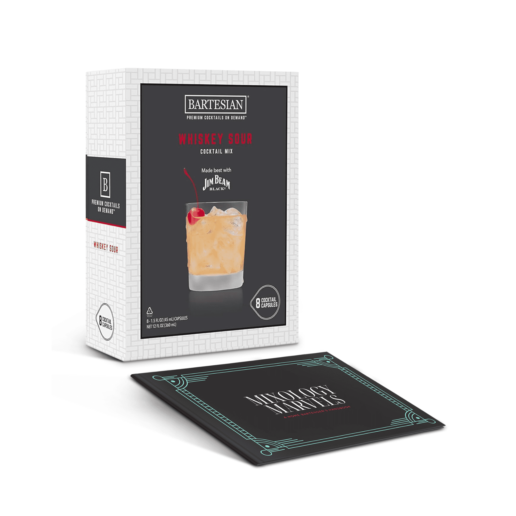 Whiskey Sour Pack of 8 Bartesian Capsules Compatible with Bartesian