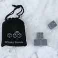 thumbnail image 1 of Whiskey Stones Gift Set, Reusable Chilling Stones, Unique Velvet Pouch, Natural Flavor Retention, Ideal for Drinks, Perfect for Home Bar, 1 of 5