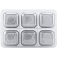 thumbnail image 1 of Whiskey Stones Gift Set,Reusable Stainless Steel Ice Cube Reusable, Cooling Whisky Rocks, Metal Ice Cubes Chilling Stones,Freezer Storage Tray, Freezer Bag(6psc), 1 of 5