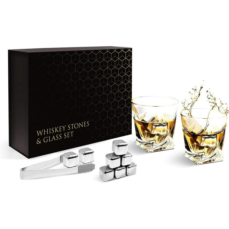 https://i5.walmartimages.com/seo/Whiskey-Stones-Gift-Sets-Glass-Gifts-set-2-Large-Glasses-8-Stainless-Steel-Chilling-Stone-Tong-Velvet-Bag-Premium-Magnetic-Box-Scotch-Bourbon-Alcohol_f054eec9-a43c-4883-aa19-6cfebd9e0895.a33e32912bd8e107cafb16c9f773e77d.jpeg?odnHeight=768&odnWidth=768&odnBg=FFFFFF