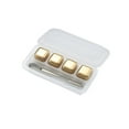 thumbnail image 1 of Whiskey Stones Reusable Ice Cubes Chilling Beverage Rocks with Tongs & Freezer Storage Tray High Cooling Technology Stainless Steel Ice Cubes, 1 of 6