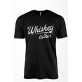 thumbnail image 1 of Whiskey Talkin' Men's Modern Fit Fun Casual T-Shirt Printed Graphic Tee Black X-Large, 1 of 3