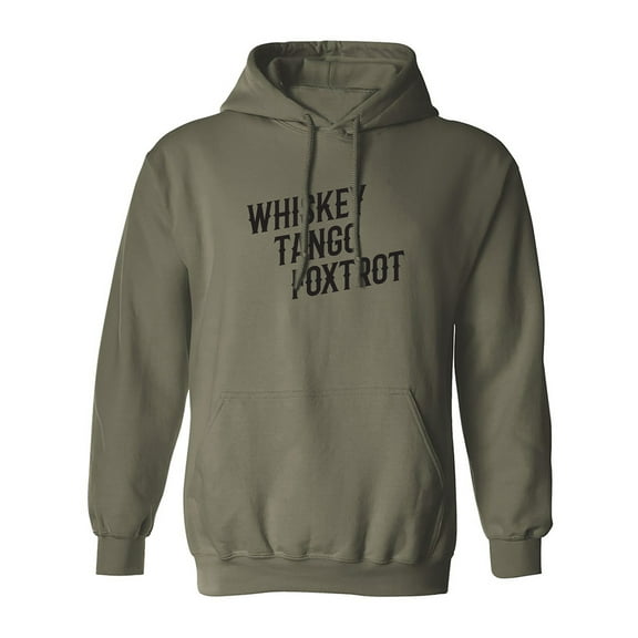 Whiskey Tango Foxtrot Adult Hooded Sweatshirt
