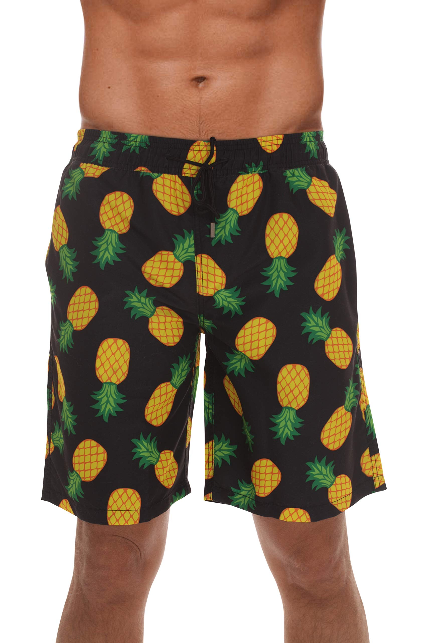 Mens pineapple sales bathing suit