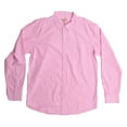 thumbnail image 1 of Whiskey and Oak Mens Plaid Casual Long Sleeve Button Down Shirts 67901-BLKRED-M (Pink White, Medium), 1 of 2