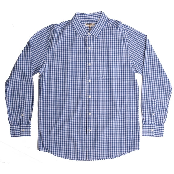 Whiskey and Oak Mens Plaid Casual Long Sleeve Button Down Shirts 67901-ROY-S