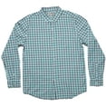 thumbnail image 1 of Whiskey and Oak Mens Plaid Casual Long Sleeve Button Down Shirts 67902-GWN-S, 1 of 2