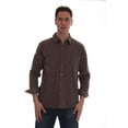 thumbnail image 1 of Whiskey and Oak Mens Slim Fit Long Sleeve Button Down Shirts (Charcoal, XX-Large), 1 of 4