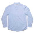 thumbnail image 1 of Whiskey and Oak Mens Stripe Long Sleeve Button Down Shirts 67913-BLK-XL (XX-Large, Light Blue White Stripe), 1 of 2