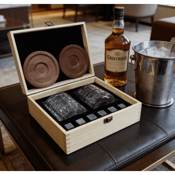 Whiskey glass set of 2,Crystal glasses Perfect for Scotch, Bourbon, Whiskey, Cocktail - Clear,old fashioned glasses for Bars, Restaurants, Party, Home combination