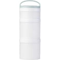 thumbnail image 1 of Whiskware Basic Stackable Snack Pack Containers White Plastic Food Storage Containers (3 Count), 1 of 6