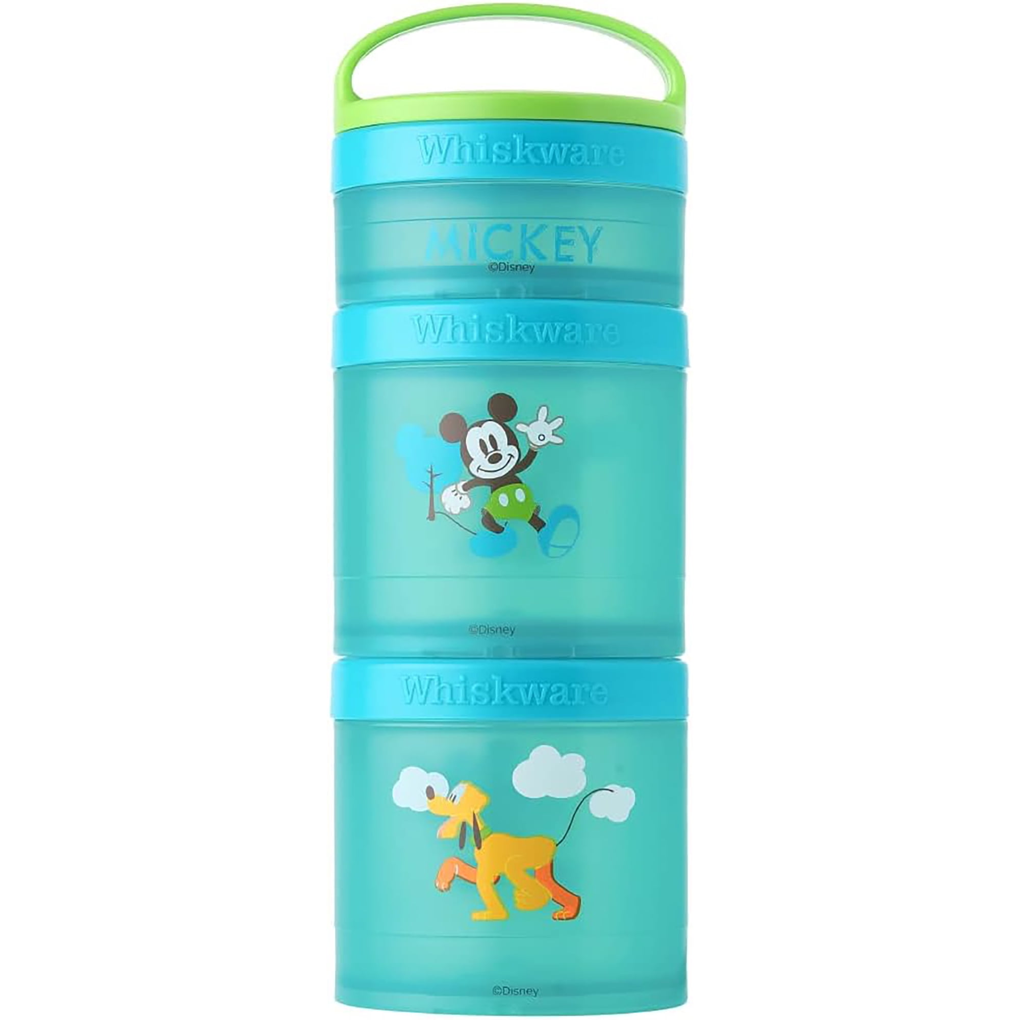 Whiskware Disney Blue Plastic Stackable Food Storage Containers (3 ...