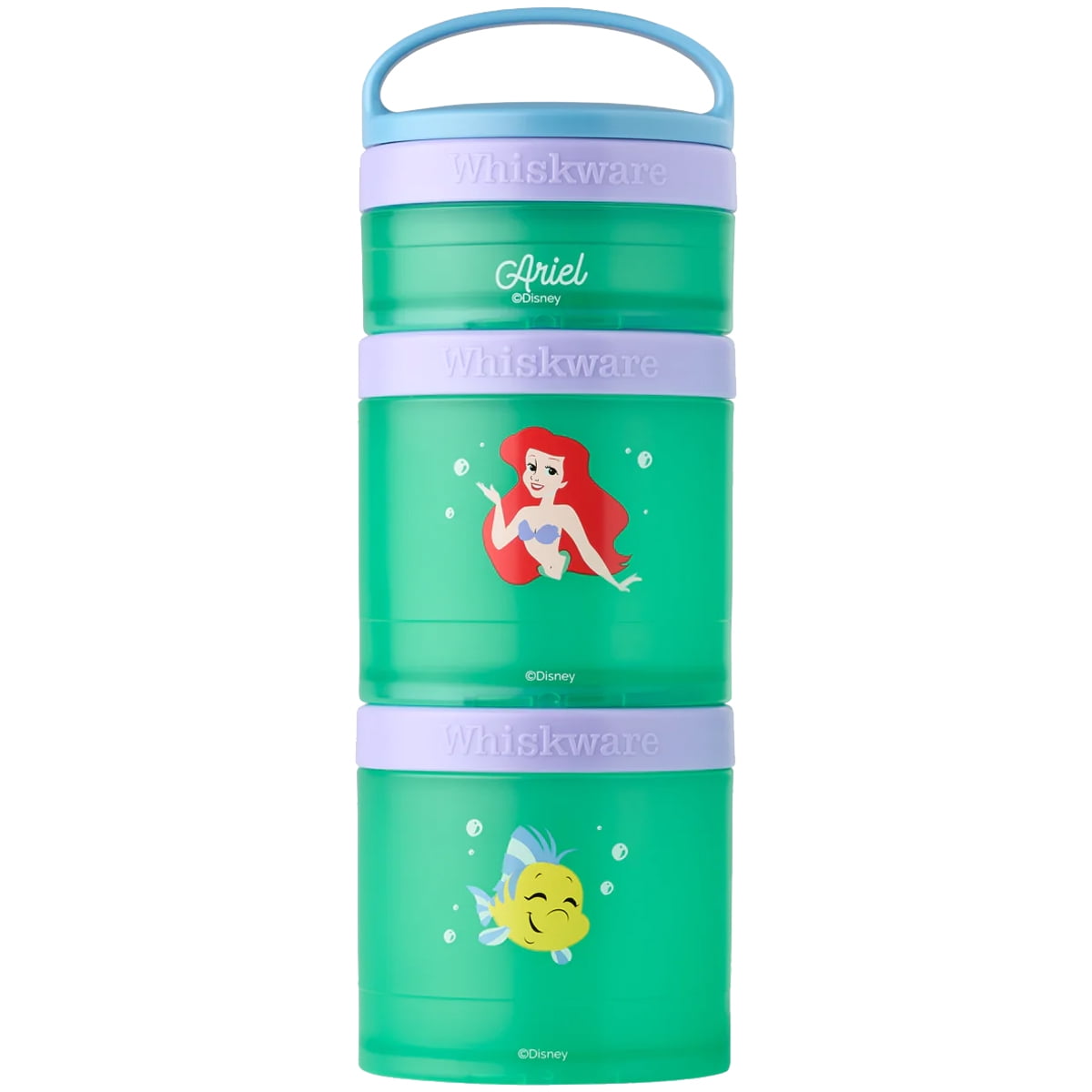 Whiskware Disney Stackable Snack Pack Containers - Belle & Chip