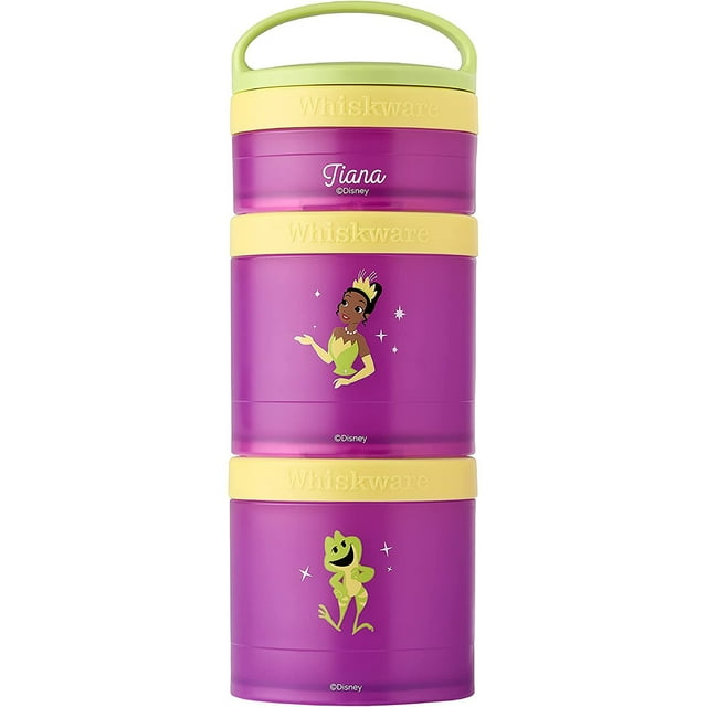 Whiskware Disney Stackable Snack Pack Containers Tiana & Frog