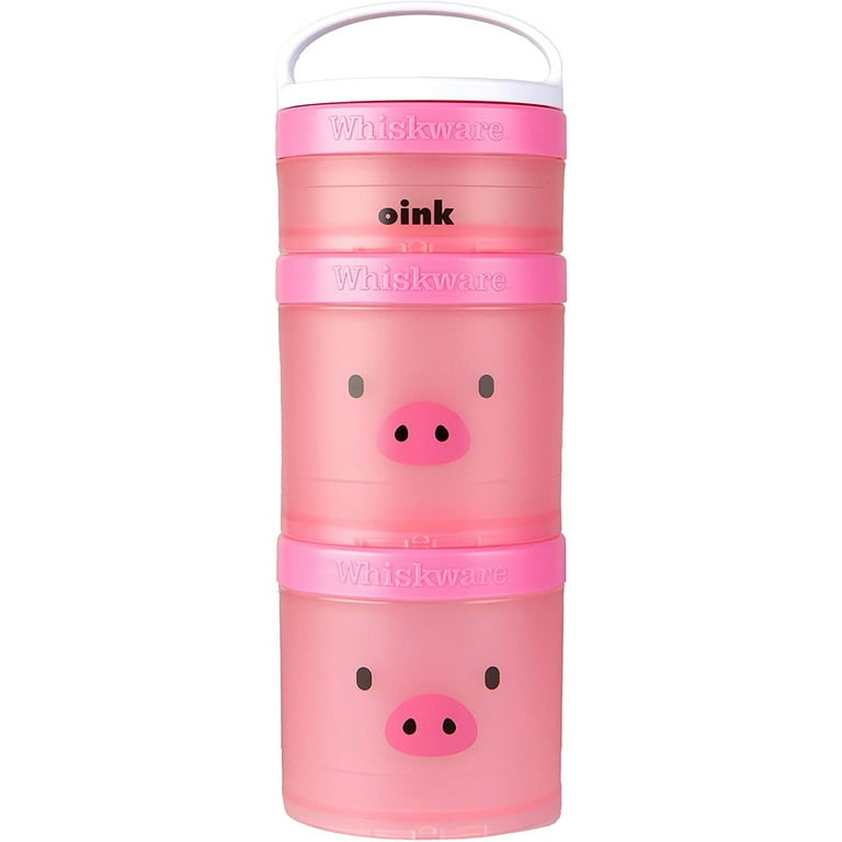 Whiskware Just For Fun Stackable Snack Pack Containers - Oink