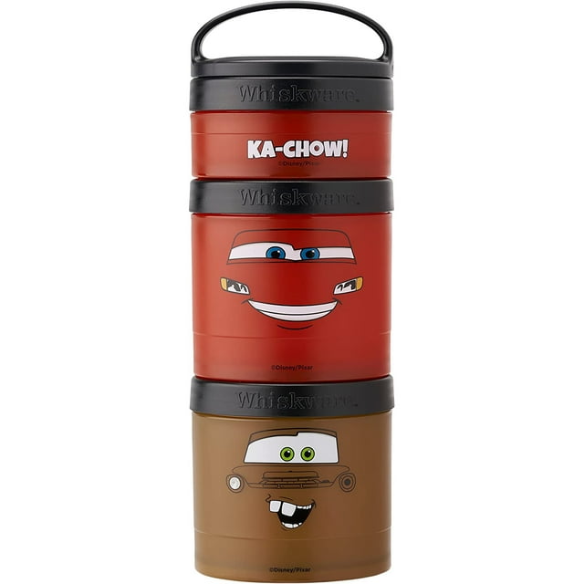 Whiskware Disney Pixar Cars Stackable Snack Pack Containers - Kids ...