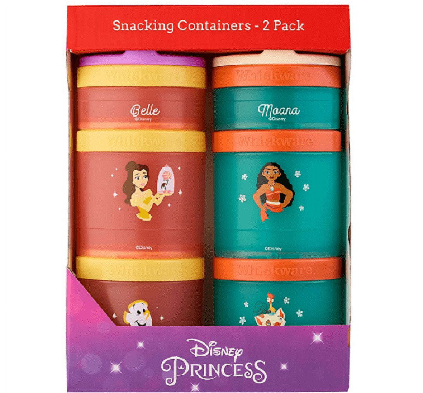  Whiskware Disney Princess Stackable Snack Containers