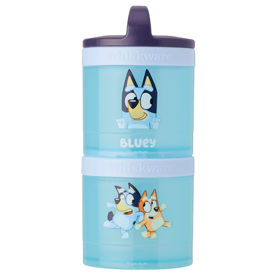 Whiskware Snack Container 2-Jar Bluey Blue