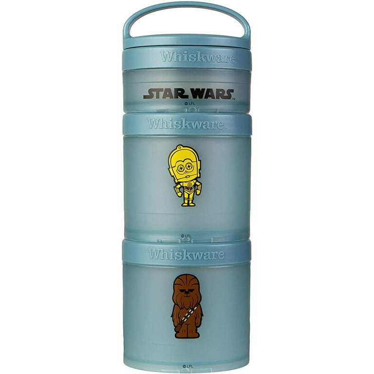 Whiskware Star Wars Stackable Snack Pack Containers Chewbacca & C-3PO