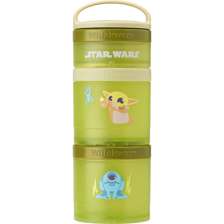 Whiskware Star Wars Stackable Snack Pack Containers - Grogu & Frog