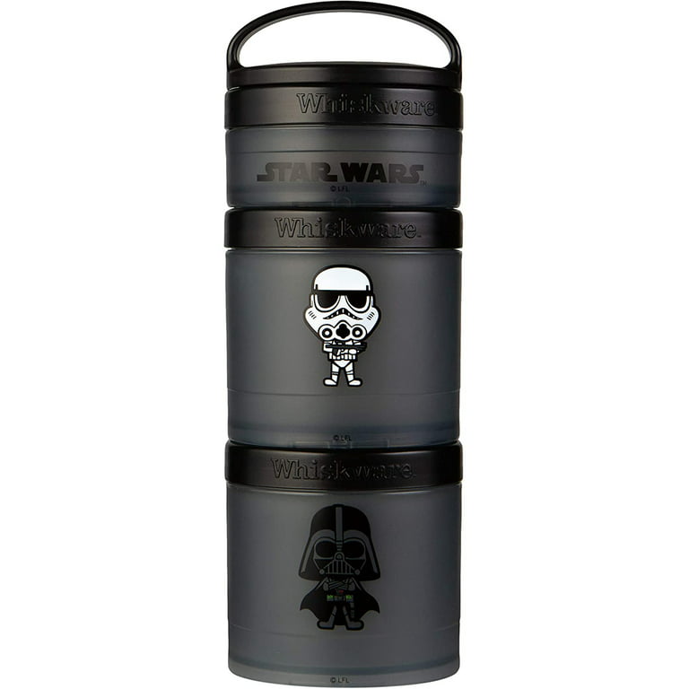 Whiskware Star Wars Stackable Snack Pack Containers - Vader & Stormtrooper  