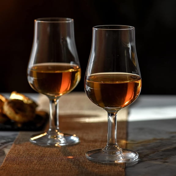 Whisky Tasting Glasses | Set of 6 | 3.7 oz | Pure Collection | Perfect for Home, Restaurants and Parties | Dishwasher Safe | Lead-Free Crystal Glass