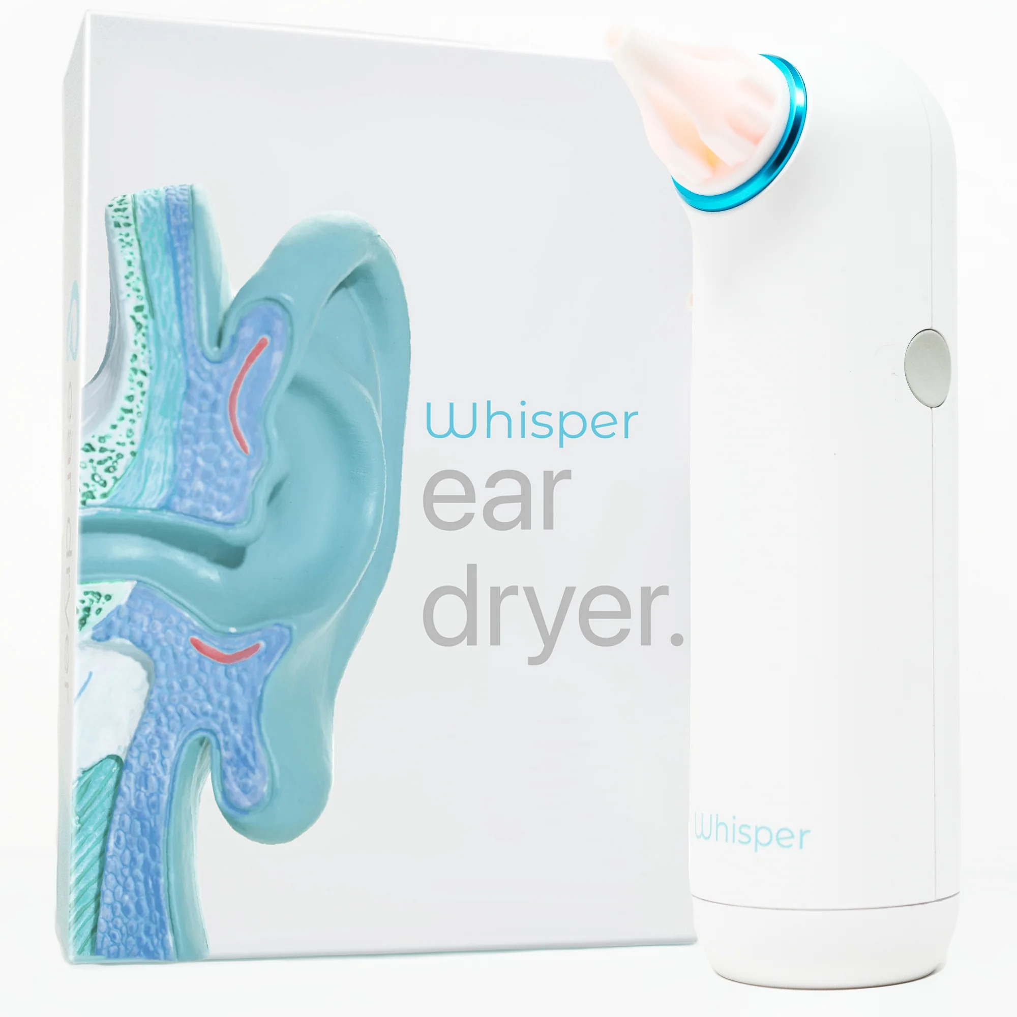 Whisper Ear Dryer USA Remove Stuck Water & Dry Moisture From Ears