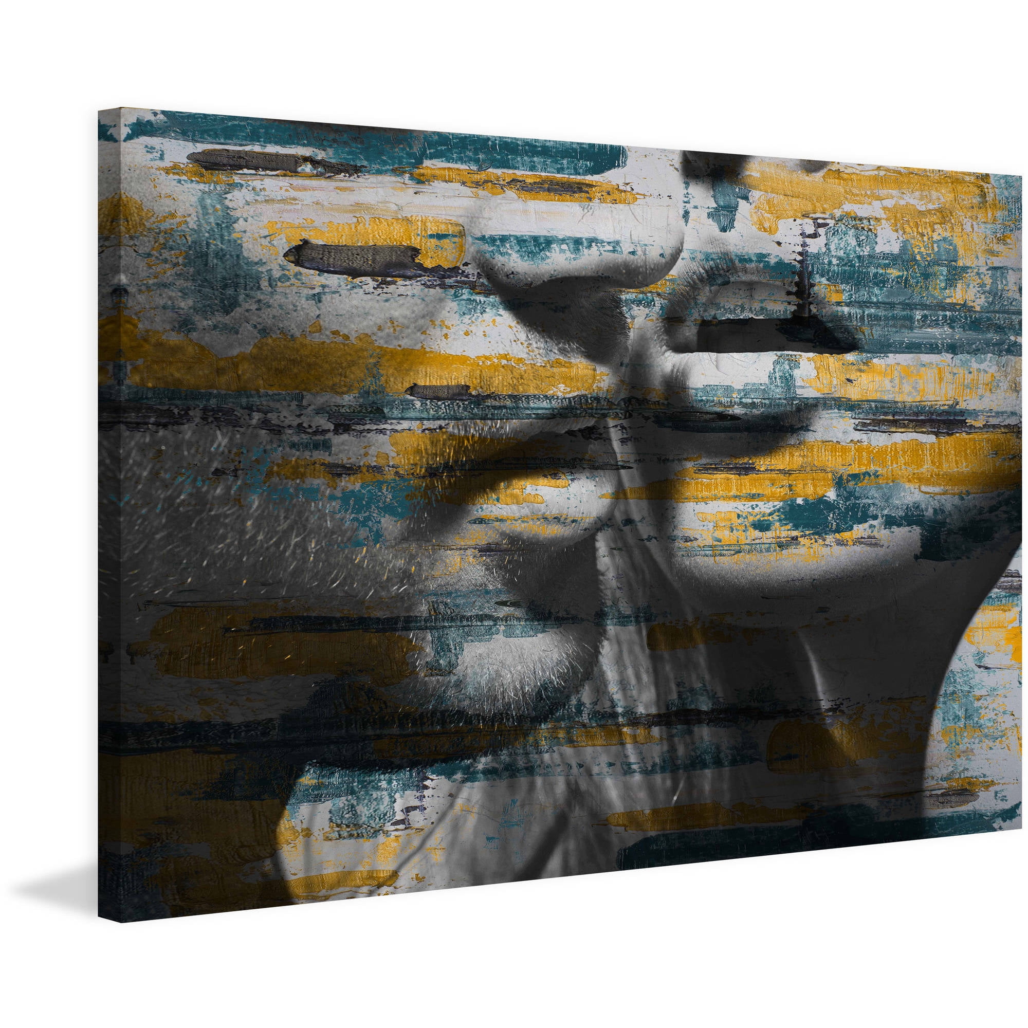 "Whisper Kiss" Painting Print on Wrapped Canvas